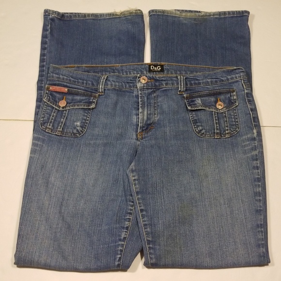 Dolce & Gabbana Denim - Dolce &Gabbana Wide Leg Jeans SZ 12